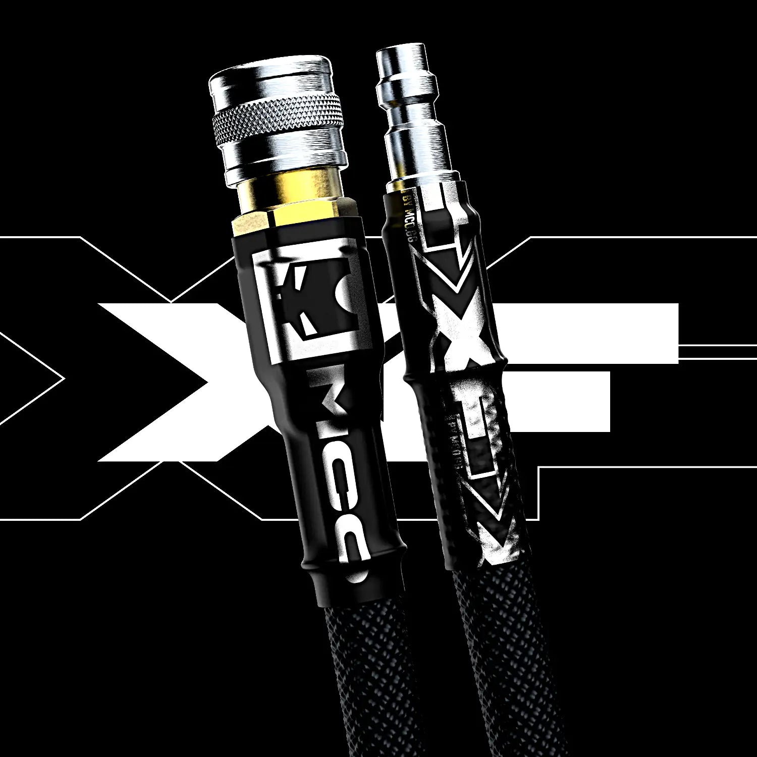 MCO XF Extra Flexible HPA-Schlauch (Schwarz)