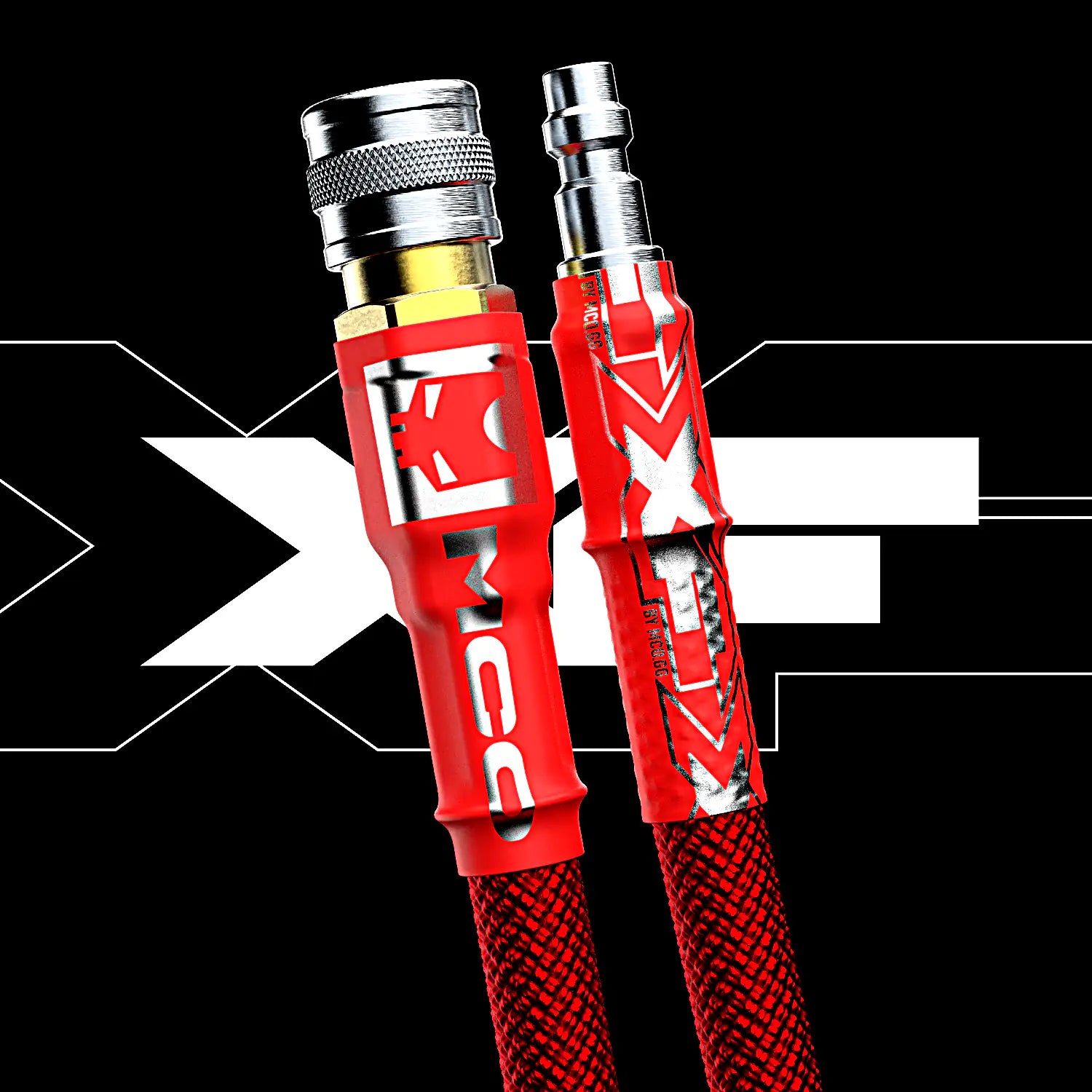 MCO XF Extra Flexibler HPA-Schlauch (Rot)